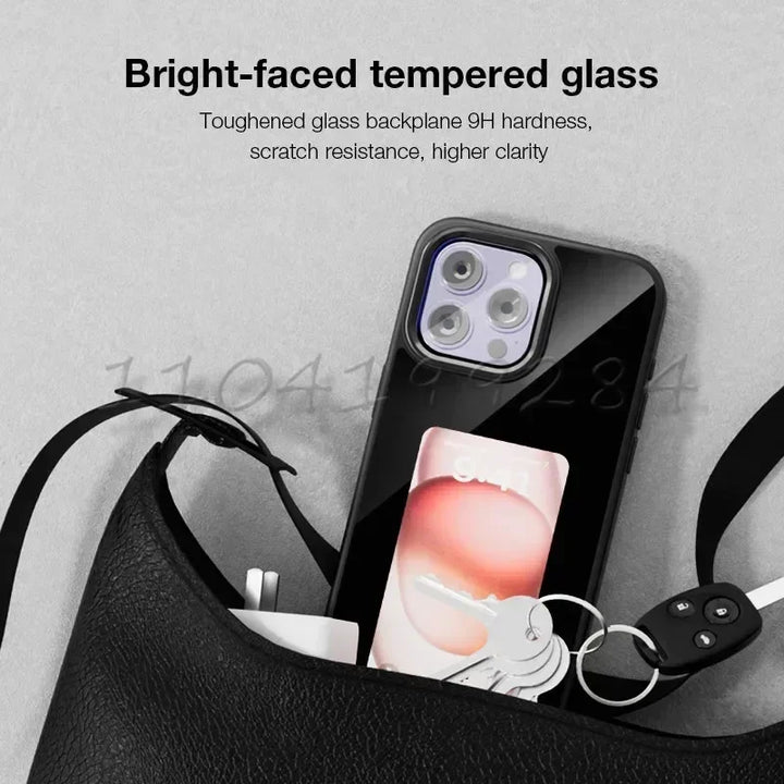 Funda de silicona con tinta electrónica inteligente para iPhone 16, 15, 14 y 13 Pro Max Plus, con NFC y foto únicas