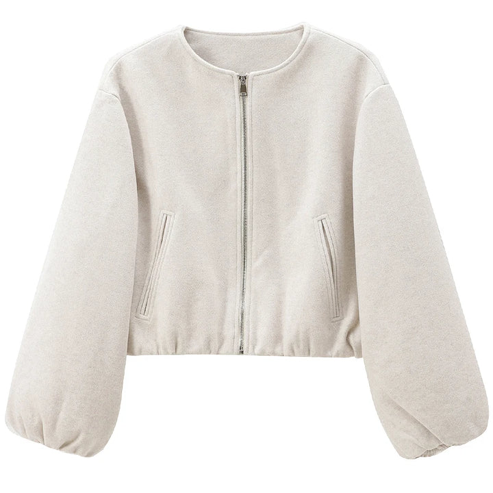 Chaqueta bomber TRAF para mujer, estilo retro