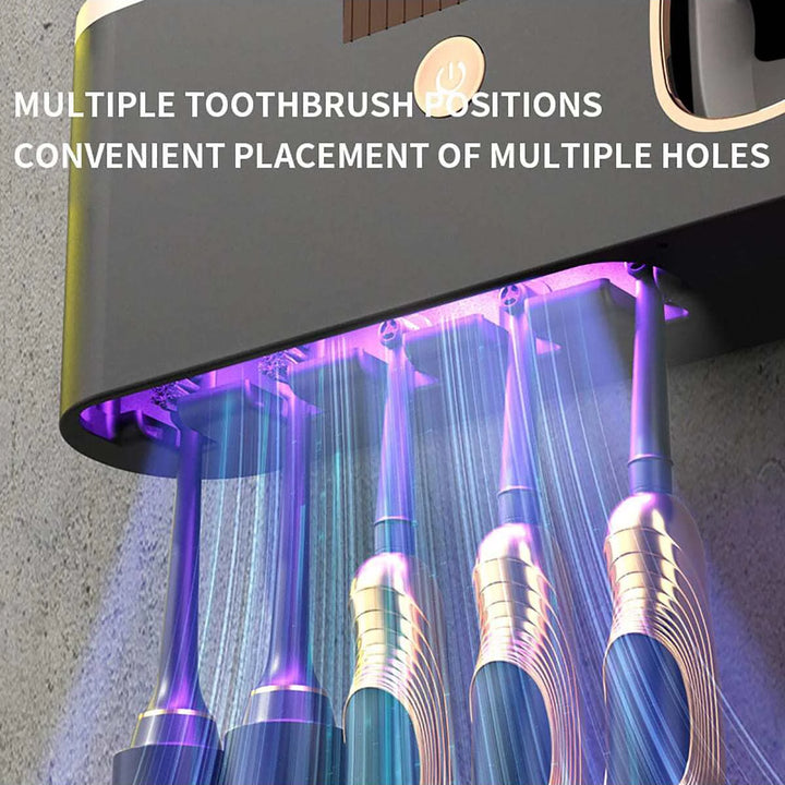 ultravioleta, esterilizador de cepillos de dientes, portapasta automático, accesorio de baño