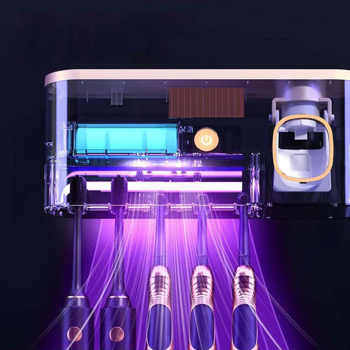 ultravioleta, esterilizador de cepillos de dientes, portapasta automático, accesorio de baño