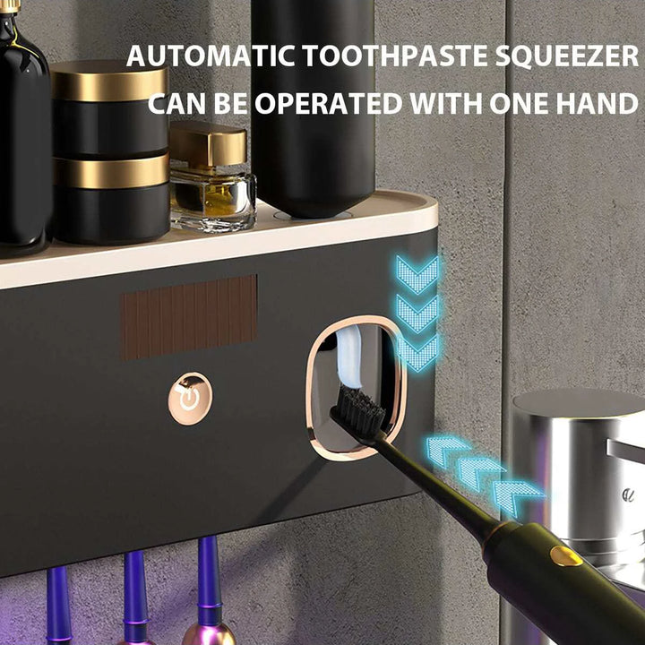ultravioleta, esterilizador de cepillos de dientes, portapasta automático, accesorio de baño