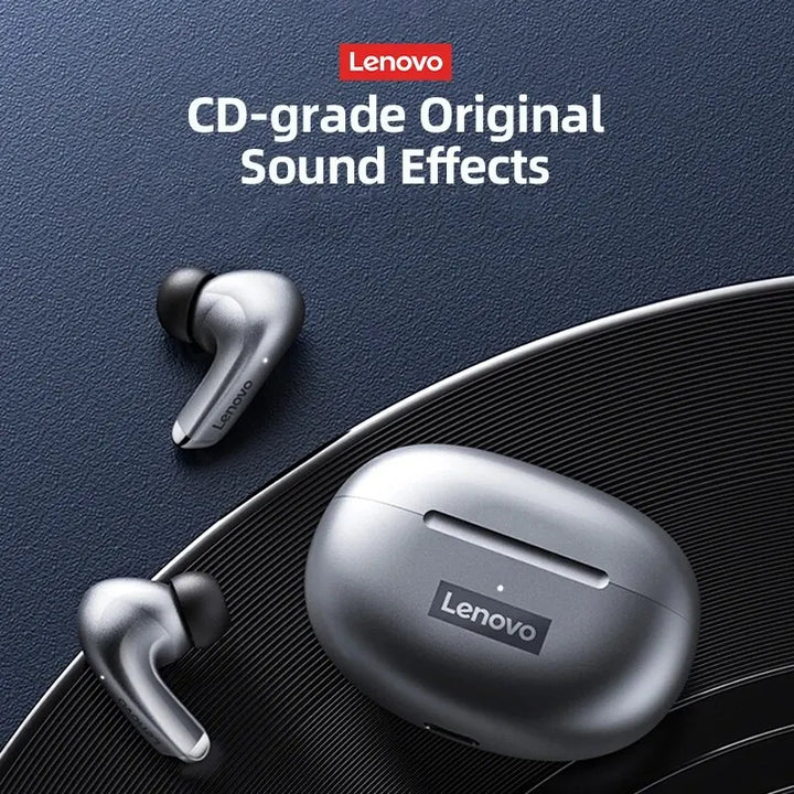 Auriculares inalámbricos Bluetooth originales Lenovo LP5,auriculares deportivos impermeables con micrófono