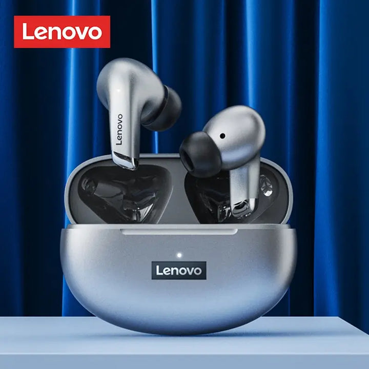 Auriculares inalámbricos Bluetooth originales Lenovo LP5,auriculares deportivos impermeables con micrófono